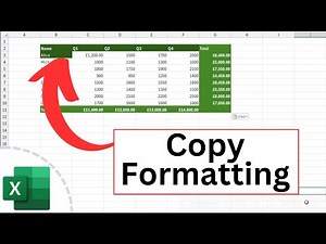 How to Copy Formatting in Excel (The Quickest Way)