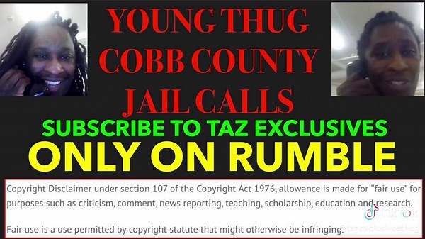 YOUNG THUG & MARIAH THE SCIENTIST WERE DOING THE MOST ON THESE JAIL CALLS 😭😭😭😭😭 THE FULL UNEDITED VERSIONS WERE TOO MUCH FOR YOUTUBE SO NOW THEY ARE GOING ON MY TAZ EXCLUSIVES RUMBLE CHANNEL.