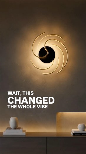 This concentric wall light is amazing 😮🔥 #shorts #trending #homedecor