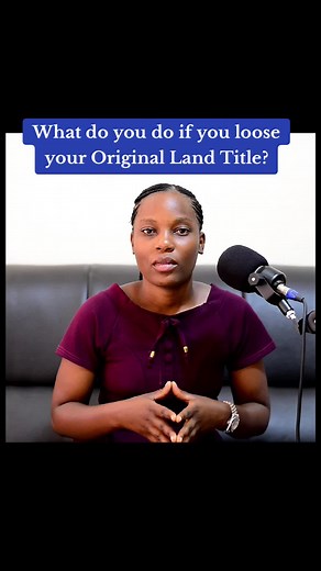 How to Replace a Lost Original Land Title