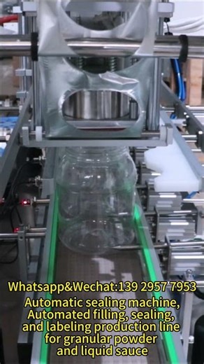 automatic roll film sealing machine for plastic bottle