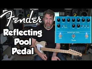 Fender Reflecting Pool Delay & Reverb Electric Guitar Pedal
