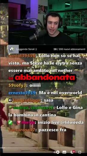 LOLLO REACTION TRAIELR DI MINECRAFT!!🤩 #lollolacustre #minecraft #skibiditoilet