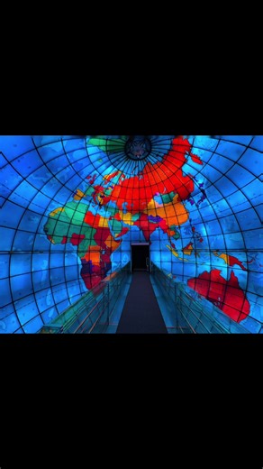 3 stories high, see the world inside out as it was in 1935. #mapparium #boston