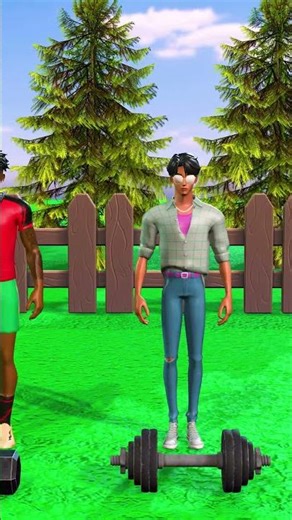 Strength Training Gets WILD #fitness #weightlifting #animation