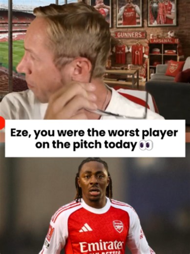 Eze, you were the worst player on the pitch today. #eze #arsenal #arsenalfc #ipswich #ipswichtownfc #eflcup #carabaocup