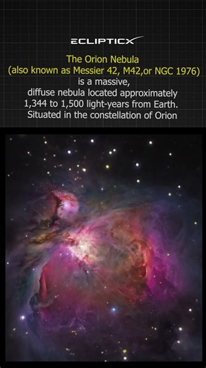 Orion nebula sound ! #space#nebula #short