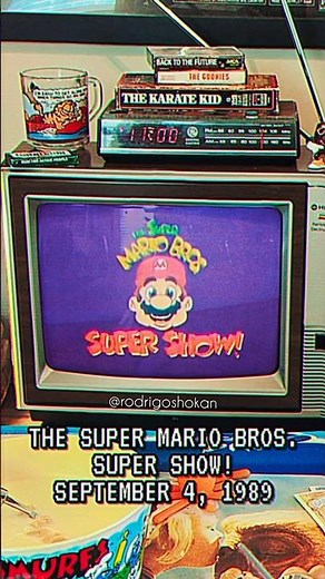 QUEM LEMBRA?! SUPER MARIO BROS. SUPER SHOW NA TV | MEGA NOSTALGIA EM 1989 | MARIO BROS INTRO