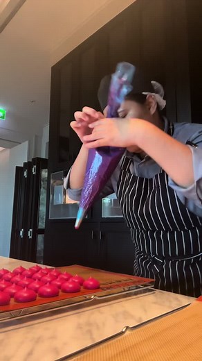 Beetroot macaron 🧑🏻‍🍳💖🧤#cooking #CapCut