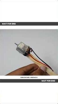 Ice Cream Sticks & DC Motor Science Experiment 😲 | New Science Experiment | #shorts