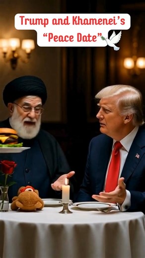 Trump & Khamenei's Awkward Peace Date😂