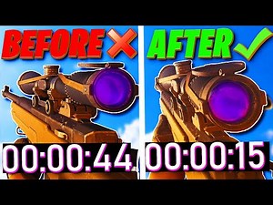 HOW to *AIM* in FASTER with SNIPERS in Black ops Cold War