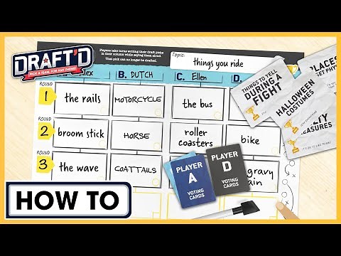 Draft’d Party Game | How To Play
