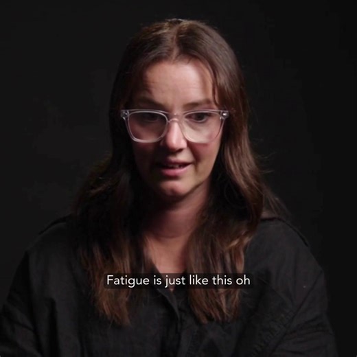 Fatigue isn’t just exhaustion - it can hit in so many different ways. For me, fatigue affects my vision and creates this intense pressure in my head. I feel overwhelmingly tired, and it makes all my other deficits worse. It becomes harder for me to move my leg and to walk, and sometimes it can even lead to short-term paralysis. My brain has to work so much harder just to keep up, and that effort only makes fatigue worse. It’s a vicious cycle. The main thing I have to do is rest as soon as I feel