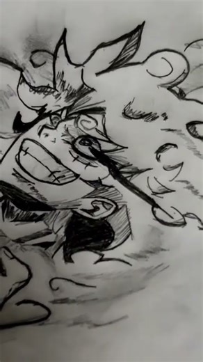 Monkey D. Luffy | Gear 5 luffy | Anime Sketch Luffy | #anime #animeeart #drawing