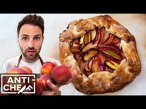 Making a PEACH GALETTE