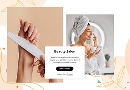 Nail and beauty salon - Html Code Example by Nicepage