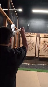 Axe throwing practice highlights