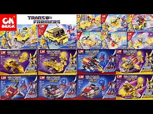 Lego Collection 2022 Transformer Minifigure sets 8 in 1 Vol 2 Unofficial Lego Speed Build