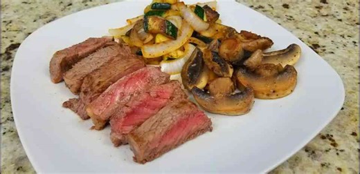 Teppanyaki Steak Cooked On The Blackstone Griddle