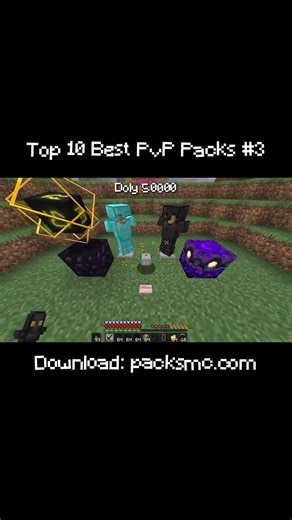 Top 10 Best PvP Texture Packs For 1 21+ 📂 #3 - Doly 50000 #shorts