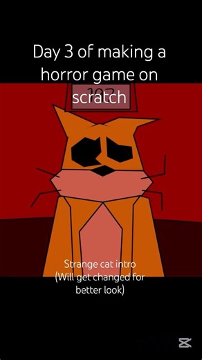 day 3 of making a horror game on scratch #game #scratch #day3 #horror #makinggames