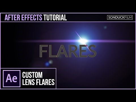 After Effects Tutorial: Custom LENS FLARES with No Plugins