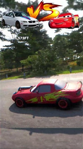 😱 McQueen Challenged a BMW M3 GTS... Big Mistake!#viral #trending #caredit #gaming #fh6 #carlovers