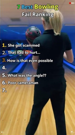 Funniest bowling fail ranking