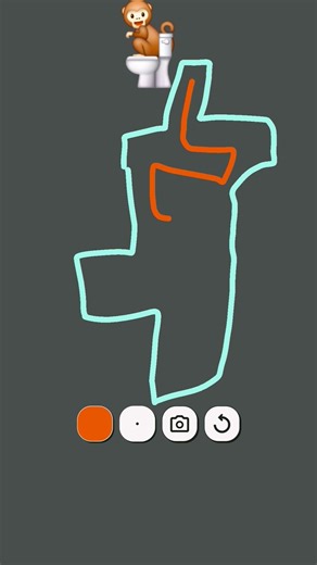 monkey pooping #animation #drawing #art #funny #fypシ #meme #memes #facts