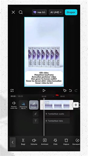 Tutorial editing simple pakai aplikasi capcut #edit #tutorial #tips #capcut