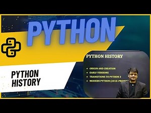 Python | Python History | Lecture 1