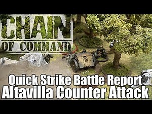 Tabletop CP: Chain of Command Quick Strike Battle Report- Altavilla Counter Attack