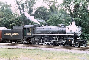 #ThrowbackThursday The Allegany Central Railroad was an excursion train between Cumberland and Frostburg, Maryland, which operated between 1989 and 1991. Two ex-Canadian Pacific steam locomotives, numbers 1238 and 1286, were the primary motive power. Today, the Western Maryland Scenic Railroad operates over this trackage. This video is courtesy of Maryland Public TV, produced in 1991. | Western Maryland Scenic Railroad
