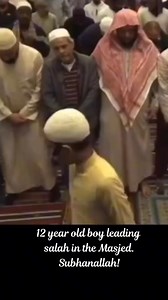 4M views · 359K reactions | 12 year old Imam leading salah. #Subhanallah! #Amazing | Novaisah Musa | Facebook