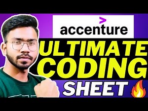 Accenture Coding Questions Sheet🔥 | Accenture Coding Assessment Questions