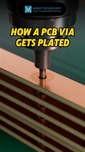 How a PCB Via Gets Plated?