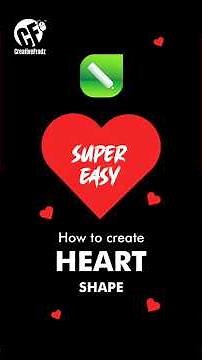Easiest Way to Draw a Heart Shape in CorelDRAW (Beginner Tutorial) #reels #shorts #coreldraw