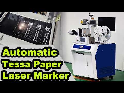 Automatic Laser Marking Machine for Tesa Tag