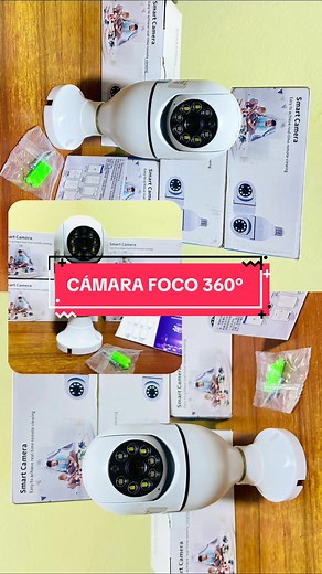 Cámara Foco 360° para Seguridad en el Hogar