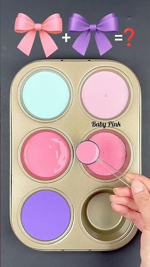 Pastel Color Mixing Magic | Cyan, Pink & Lavender Color Fusion #colorpalette #relaxing #colormixing