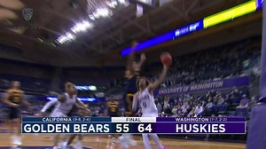 Recap: Washington men's basketball roars back in second half to defeat Cal, 64-55