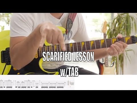 Paul Gilbert - Scarified Lesson & Tab