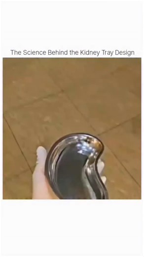 TRADEXBRO | Media on Instagram: "The kidney tray isn't shaped like that by accident; its design is pure applied science. The curved, kidney-like form allows doctors and nurses to hold it comfortably against the body without awkward angles, reducing spills during procedures. That smooth inward curve fits naturally along the patient's waist, neck, or chest, making it easier to collect fluids, hold instruments, or receive medical waste safely. Its sloped edges and shallow depth are designed to cont