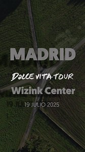 17K views · 678 reactions | DOLCE VITA TOUR MADRID · WiZink Center 19/07/2025 ️ ENTRADAS A LA VENTA 12/12/2024 13:00h. En la web oficial de amaral.es, de baila.fm y de wizinkcenter.es | Amaral | Facebook
