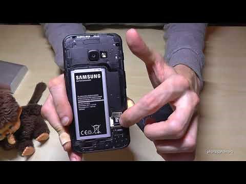 Samsung Galaxy XCover 4: How to remove the SIM Card?