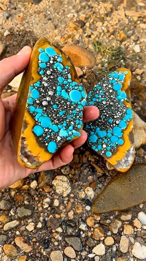 Hidden Galaxy Inside a Stone! 🌌💎 #Shorts