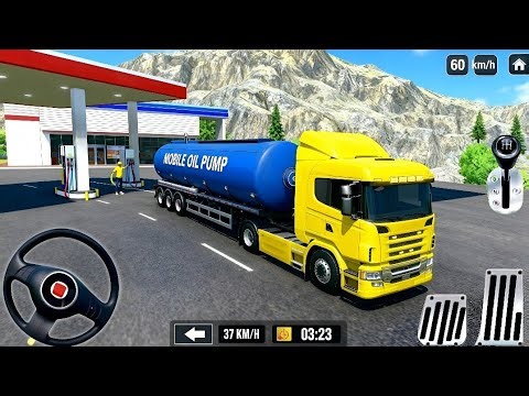 Oil Tanker Transport Driving - Heavy Cargo Transporter Truck Driver - Android Gameplay part - 5