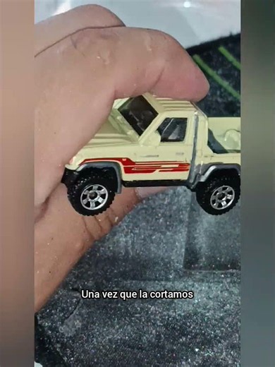 Making a 1/64 scale remote-controlled Toyota Land Cruiser, a replica of our truck
