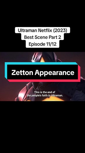 Zetton Suit Appearance in Ultraman Netflix